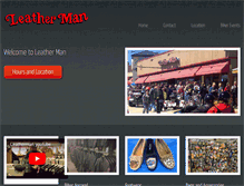 Tablet Screenshot of leathermanshop.com